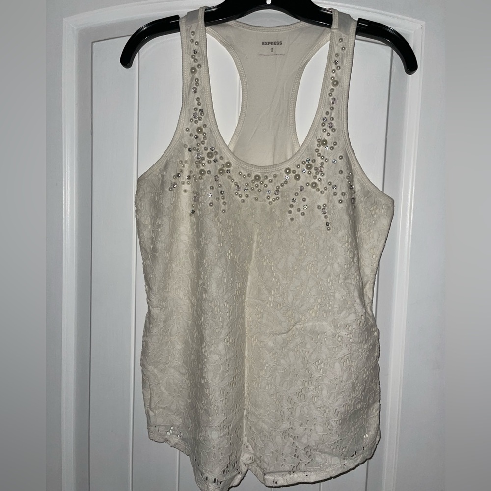COPY - Express Racerback Tank with beads